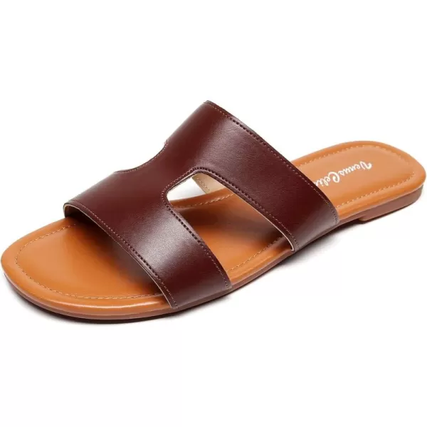 VenusCelia Women's H Band Flat Sandal