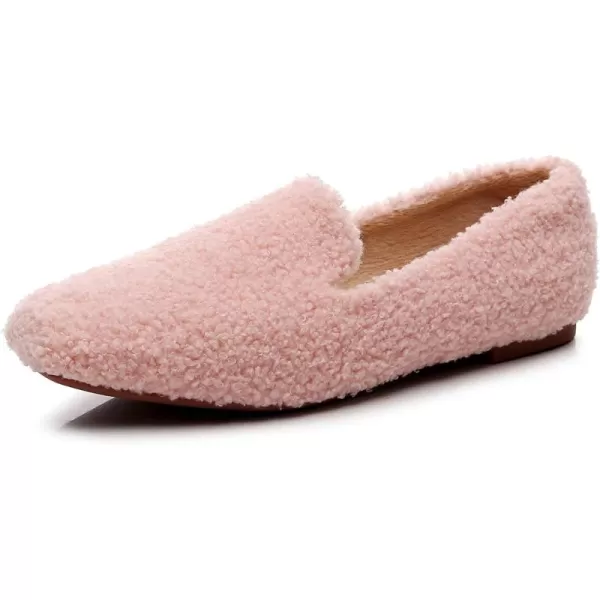 VenusCelia Women's Hairy Furry Flat Shoe