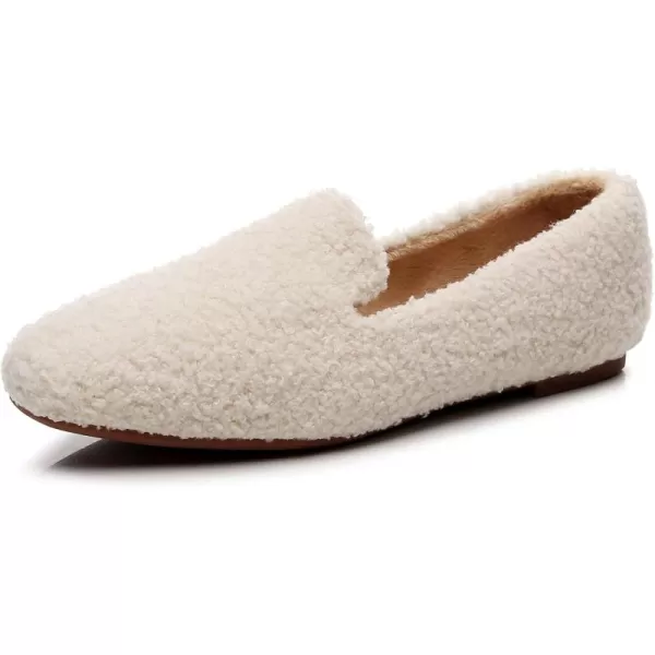 VenusCelia Women's Hairy Furry Flat Shoe