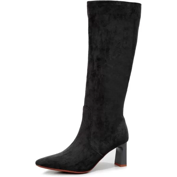 VenusCelia Women's Knee High Stretchy Fashion Boots