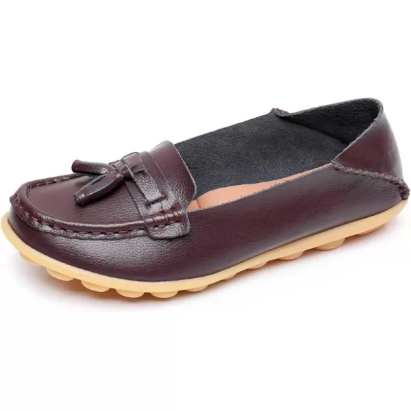 VenusCelia Women's Lantern Comfort Walking Flat Loafer