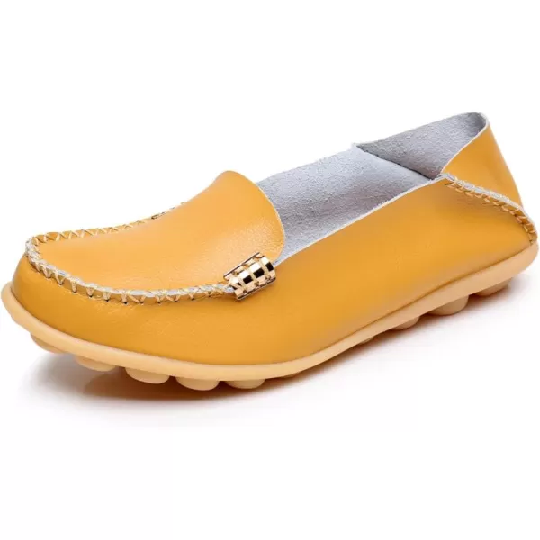 VenusCelia Women's Natural 2 Comfort Walking Flat Loafer