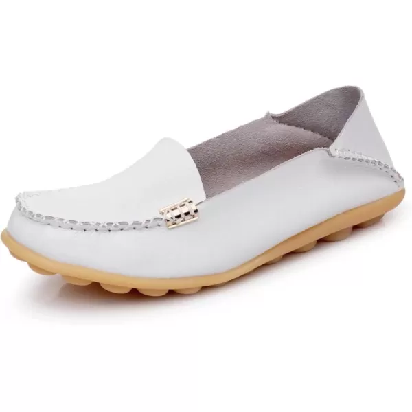 VenusCelia Women's Natural 2 Comfort Walking Flat Loafer