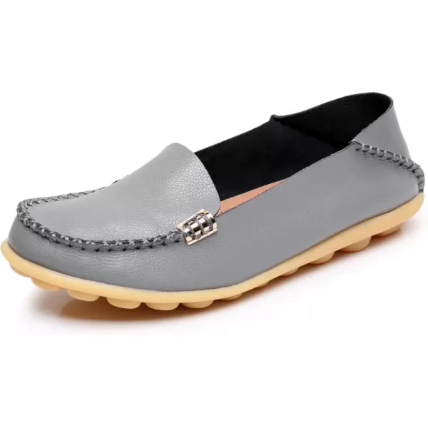 VenusCelia Women's Natural 2 Comfort Walking Flat Loafer