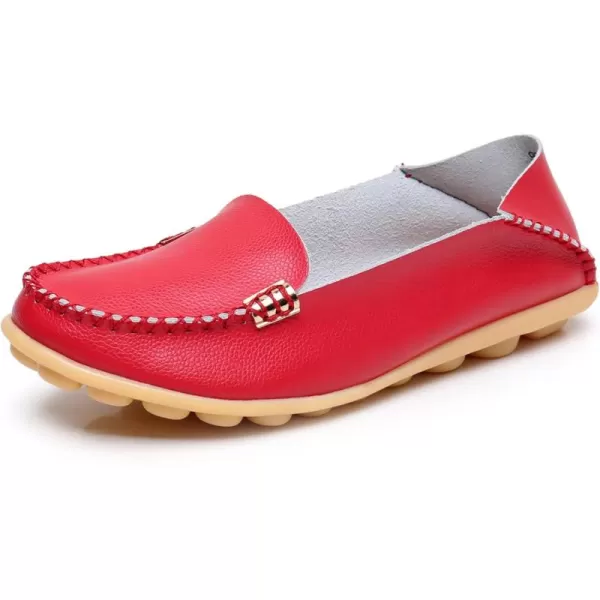 VenusCelia Women's Natural 2 Comfort Walking Flat Loafer