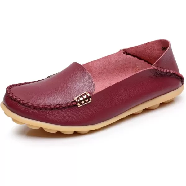VenusCelia Women's Natural 2 Comfort Walking Flat Loafer