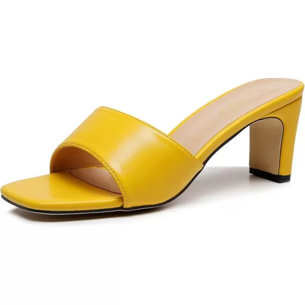 VenusCelia Women's One Band Pump Heeled Sandal