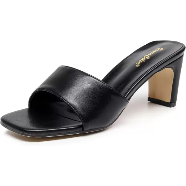 VenusCelia Women's One Band Pump Heeled Sandal