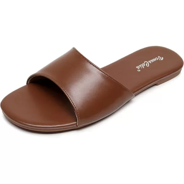 VenusCelia Women's Plain Flat Sandal
