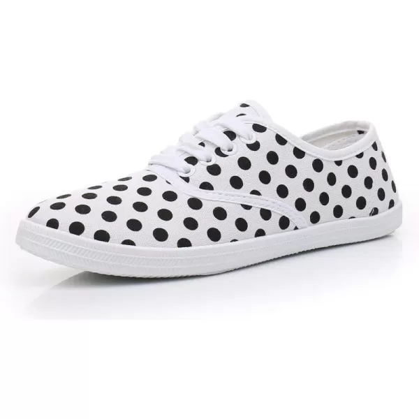 VenusCelia Women's Rainbow Lace Up Sneaker Shoes