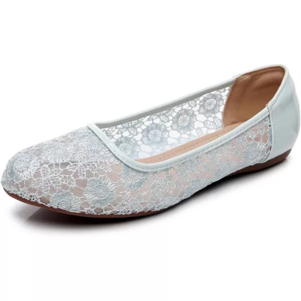 VenusCelia Women's Serenity Breathable Lace Upper Flat