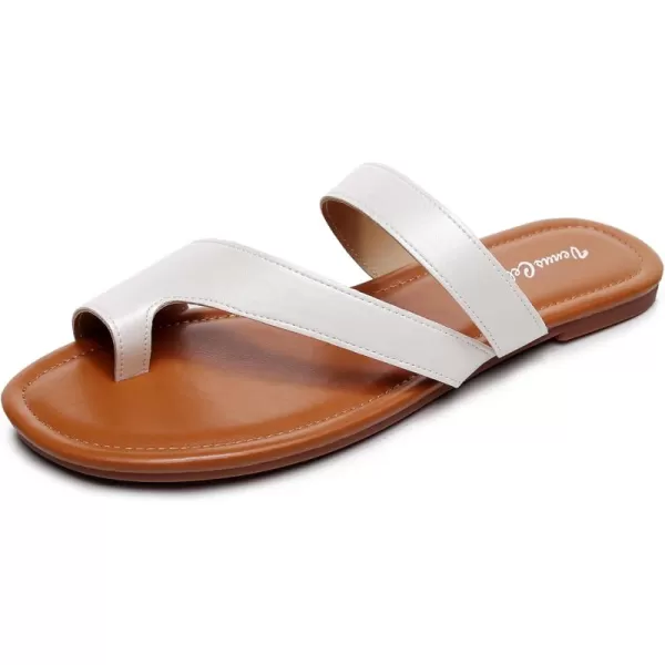 VenusCelia Women's Toe-Ring Slide Sandal