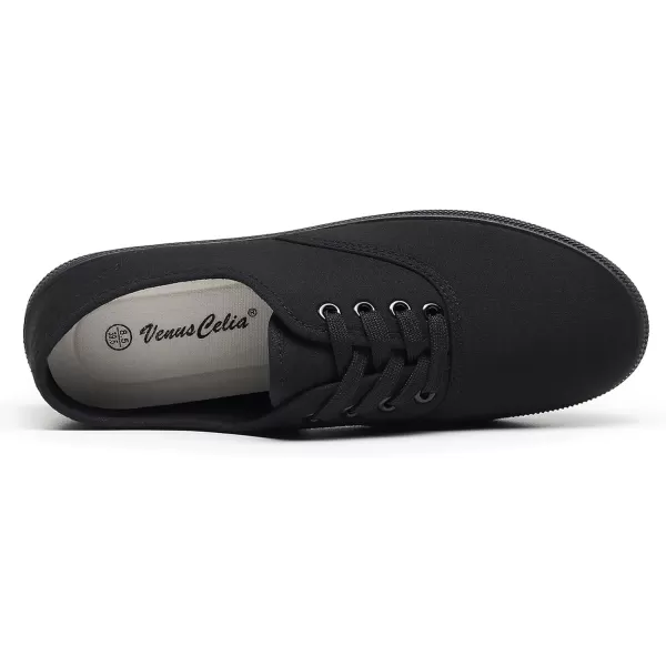 VenusCelia Women's Rainbow Lace Up Sneaker Shoes