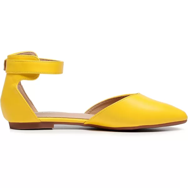 VenusCelia Women's D'Orsay Strap Flat Shoe