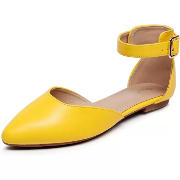 VenusCelia Women's D'Orsay Strap Flat Shoe