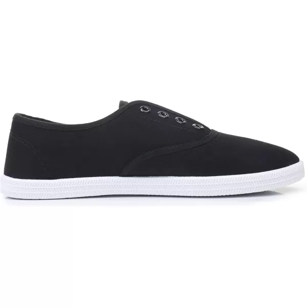 imageVenusCelia Womens Blaze Canvas SlipOn SneakerBlack