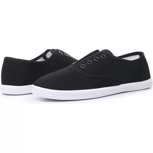 imageVenusCelia Womens Blaze Canvas SlipOn SneakerBlack