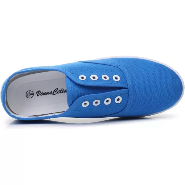 imageVenusCelia Womens Blaze Canvas SlipOn SneakerBlue