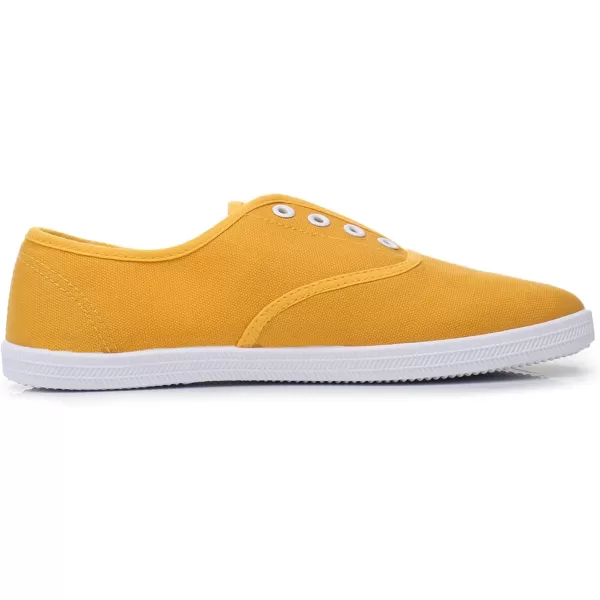 imageVenusCelia Womens Blaze Canvas SlipOn SneakerYellow