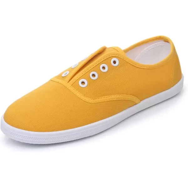 imageVenusCelia Womens Blaze Canvas SlipOn SneakerYellow