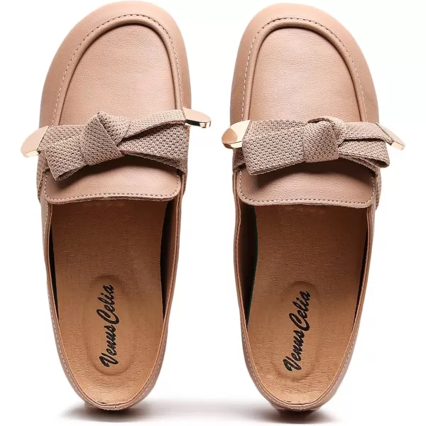imageVenusCelia Womens Bullet Comfort Walking MulesTan Bows