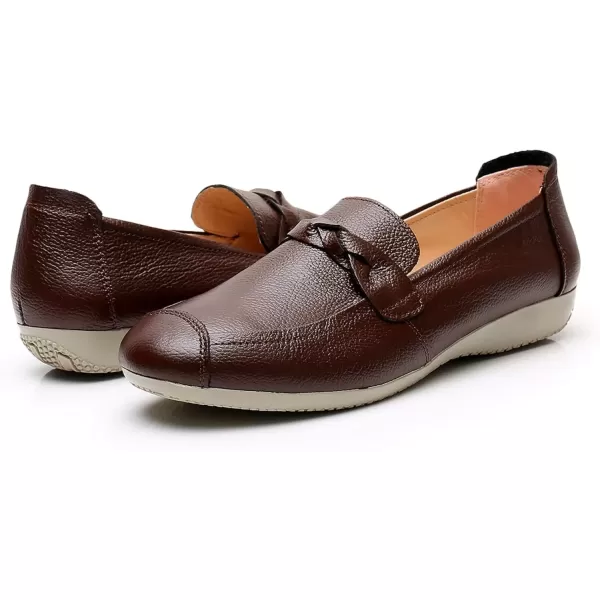 imageVenusCelia Womens Braid Dance Flat ShoeBrown