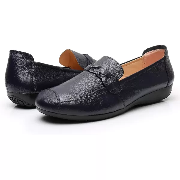 imageVenusCelia Womens Braid Dance Flat ShoeNavy