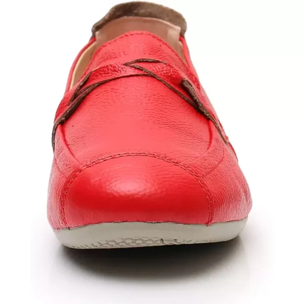 imageVenusCelia Womens Braid Dance Flat ShoeRed
