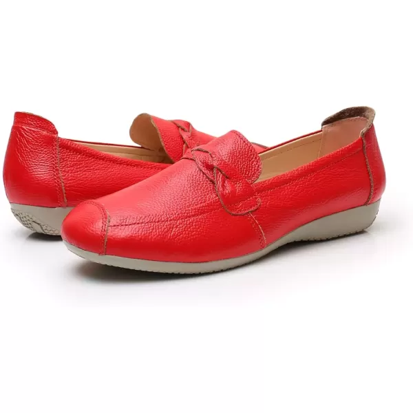 imageVenusCelia Womens Braid Dance Flat ShoeRed