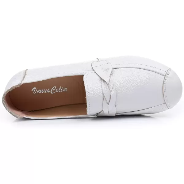 imageVenusCelia Womens Braid Dance Flat ShoeWhite