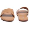 imageVenusCelia Womens Plain Wide Flat SandalCamel