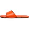 imageVenusCelia Womens Plain Wide Flat SandalOrange