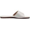 imageVenusCelia Womens Plain Wide Flat SandalWhite