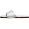 imageVenusCelia Womens Plain Wide Flat SandalWhite