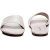 imageVenusCelia Womens Plain Wide Flat SandalWhite
