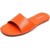 imageVenusCelia Womens Plain Wide Flat SandalOrange