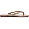 imageVenusCelia Womens Colorful Wide Flip FlopGold