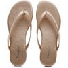 imageVenusCelia Womens Colorful Wide Flip FlopGold