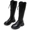 imageVenusCelia Womens Knee High Fashion Outdoors BootsBlack