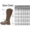 imageVenusCelia Womens Knee High Fashion Outdoors BootsTaupe