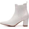 imageVenusCelia Womens Retro Chelsea Ankle BootsWhite