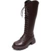 imageVenusCelia Womens Knee High Fashion Outdoors BootsBrown