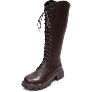 imageVenusCelia Womens Knee High Fashion Outdoors BootsBrown