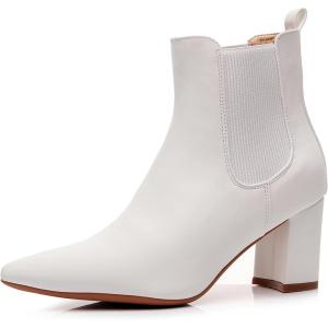 imageVenusCelia Womens Retro Chelsea Ankle BootsWhite