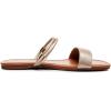 imageVenusCelia Womens Double Straps Wide Flat SandalGold