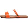 imageVenusCelia Womens Double Straps Wide Flat SandalOrange