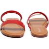 imageVenusCelia Womens Double Straps Wide Flat SandalRed