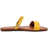 imageVenusCelia Womens Double Straps Wide Flat SandalYellow