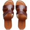 imageVenusCelia Womens H Band Wide Flat SandalBrown