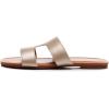 imageVenusCelia Womens H Band Wide Flat SandalGold